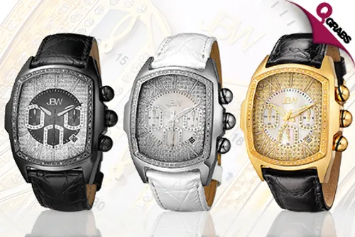 For QR499, Channel Royalty with a JBW Caesar Watch - Choose from 6 Elegant Designs for both Men & Women! (QR2512 Value)